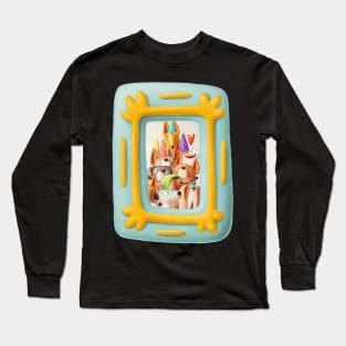 Cute doggo birthday squad Long Sleeve T-Shirt